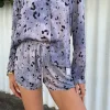 Bella Dahl Flowy Shorts - Purple< Shorts | Tops