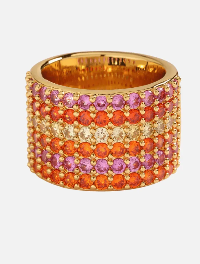 frosted_ring__multi_0.webp Emma Pills Frosted Ring - Multi< Rings