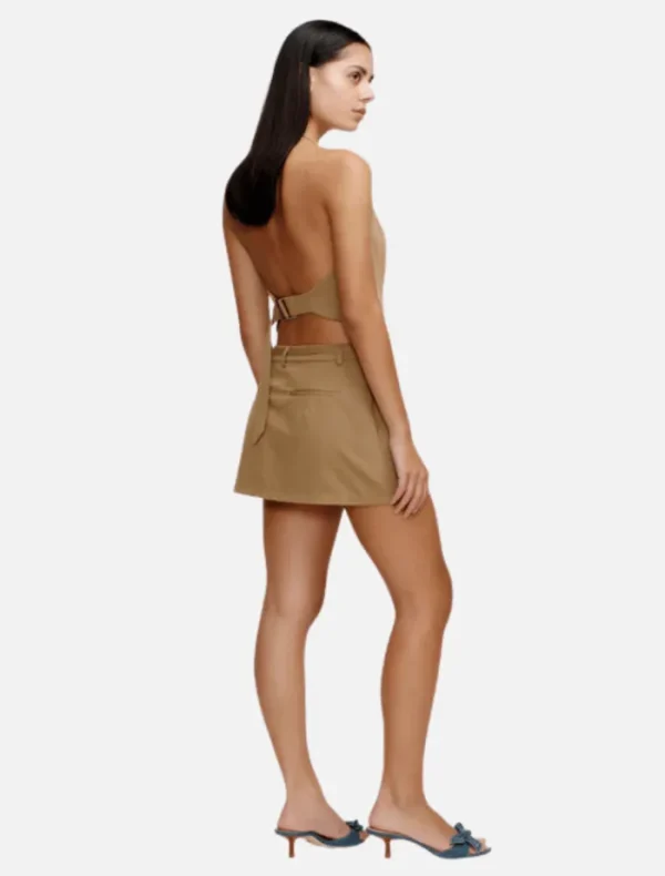 Ownley Gabe Mini Skirt - Caramel< Skirts