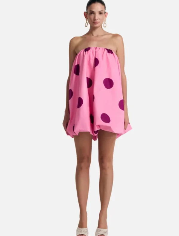 The Wolf Gang Gaia Bubble Dress - Candy Spot< Mini Dresses