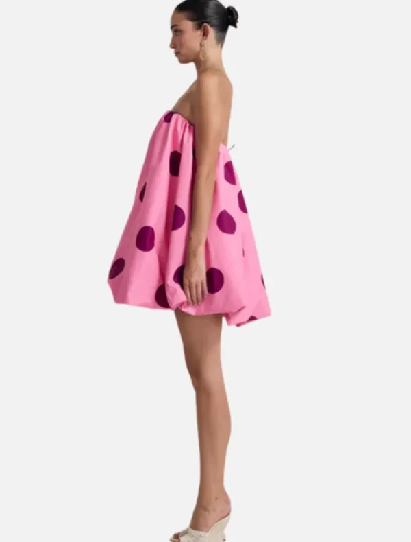 The Wolf Gang Gaia Bubble Dress - Candy Spot< Mini Dresses