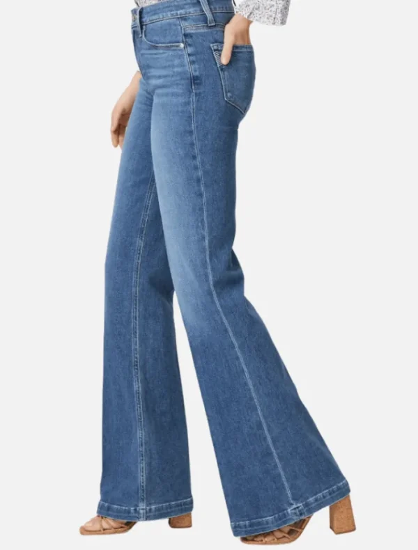 PAIGE Genevieve High Rise Flare - Starlet< Denim