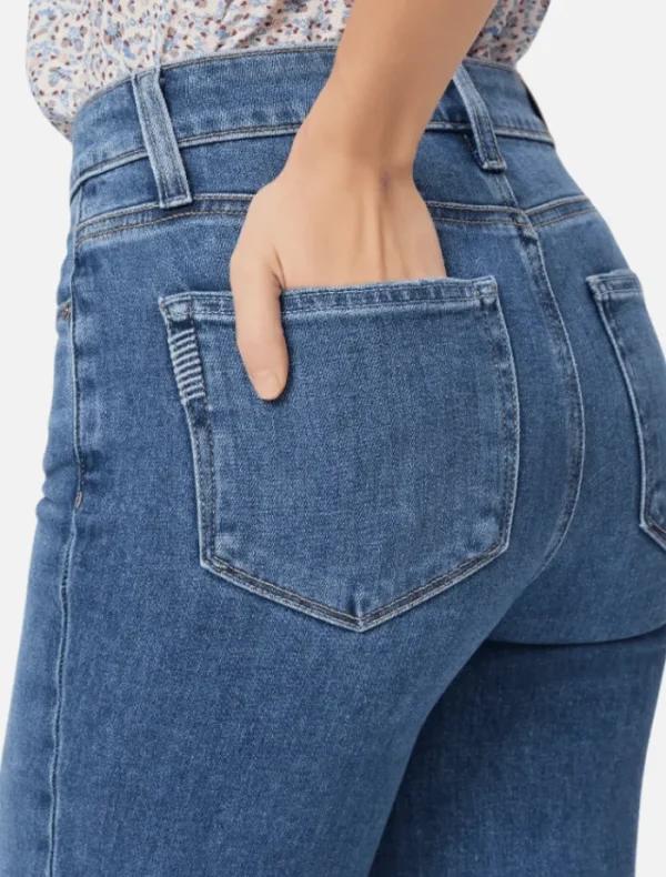 PAIGE Genevieve High Rise Flare - Starlet< Denim