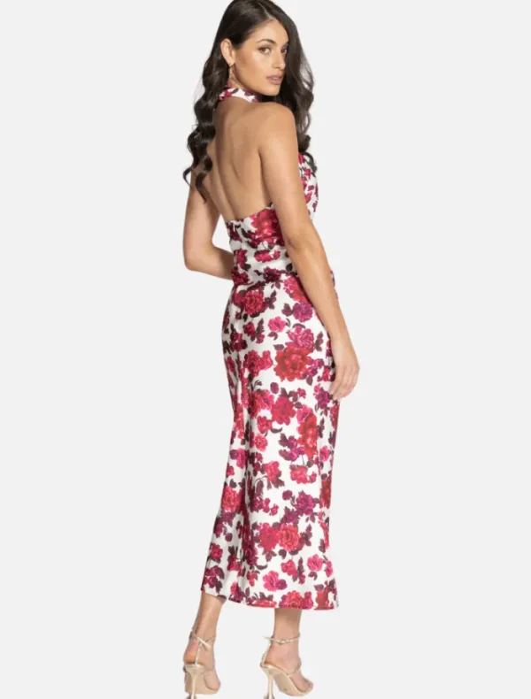 Zanetta Georgia Midi Dress – Pink Floral< Casual Dresses | Midi Dresses