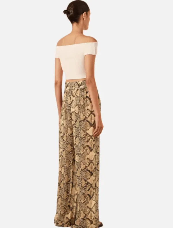 Shona Joy Hadiya Relaxed Pant - Almond/Multi< Pants