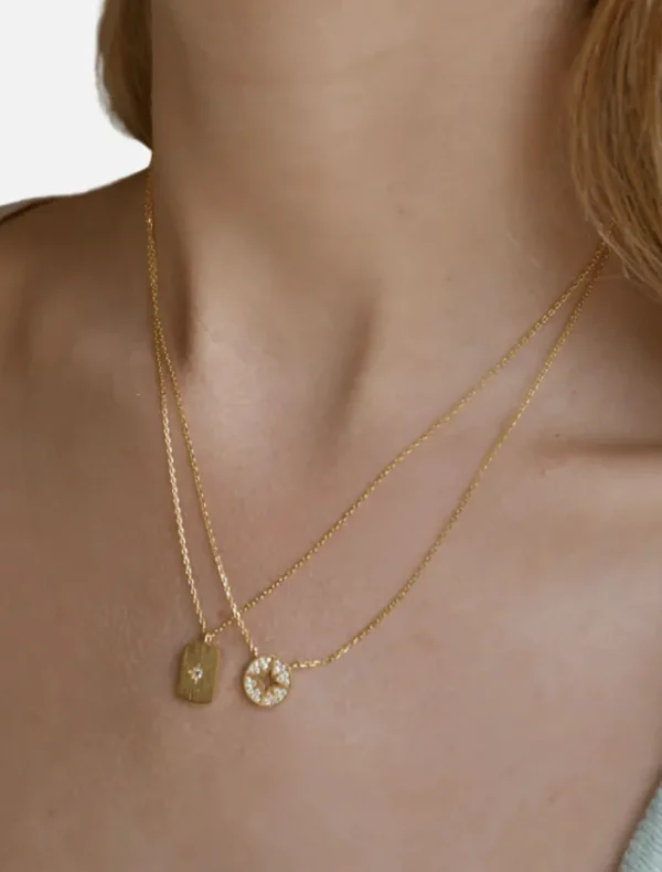 Jolie and Deen Hayley Necklace - Gold< Rectangle