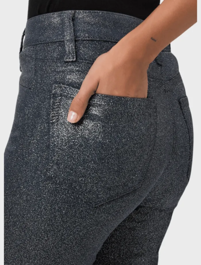 high_rise_lou_lou__navysi_4.webp PAIGE High Rise Lou Lou - Navy/Silver Glitter Luxe Coating< Pants | Denim