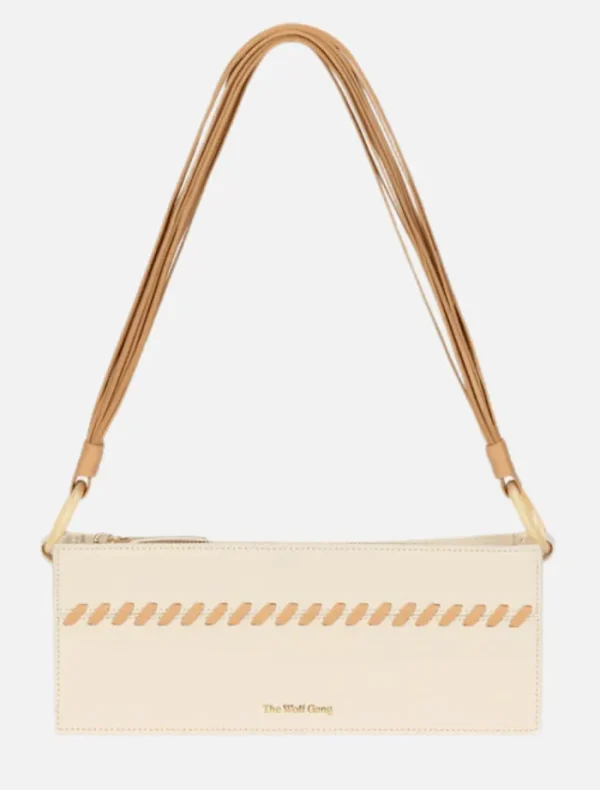 The Wolf Gang Ida Whipstitch Shoulder Bag - Ivory< Bags | Shoulder Bag