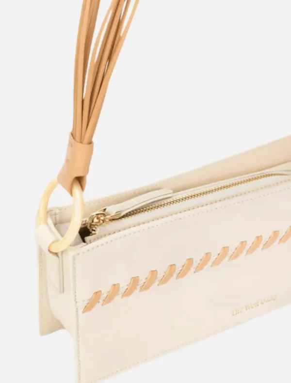 The Wolf Gang Ida Whipstitch Shoulder Bag - Ivory< Bags | Shoulder Bag