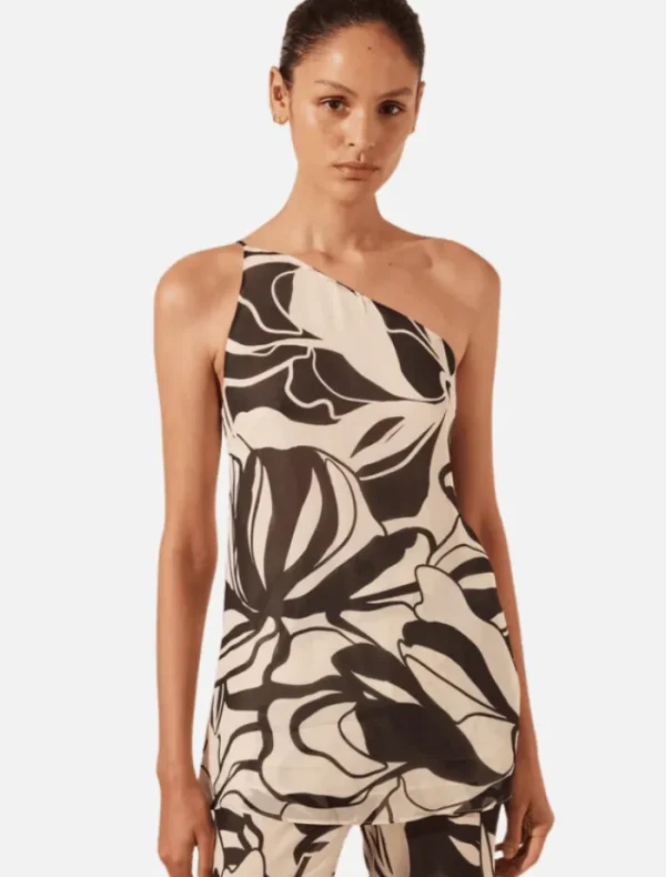 Shona Joy Imane Cami - Cream/Black< Casual Dresses
