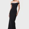 Mossman Imperial Midi Dress - Black & White< Midi Dresses