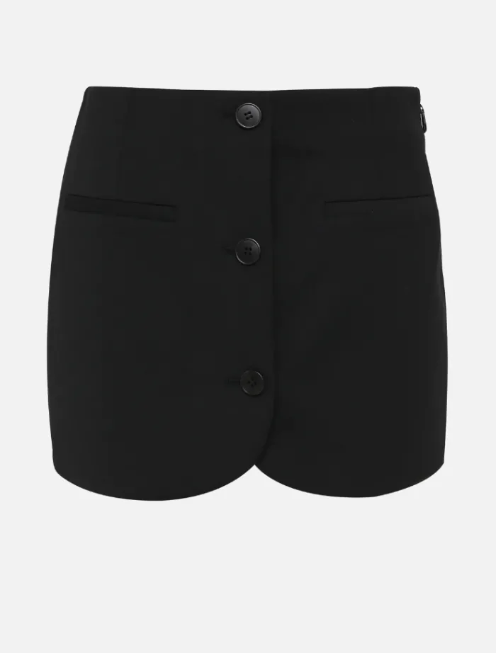 in_pursuit_mini_skirt__bl_6.webp Mossman In Pursuit Mini Skirt - Black< Skirts