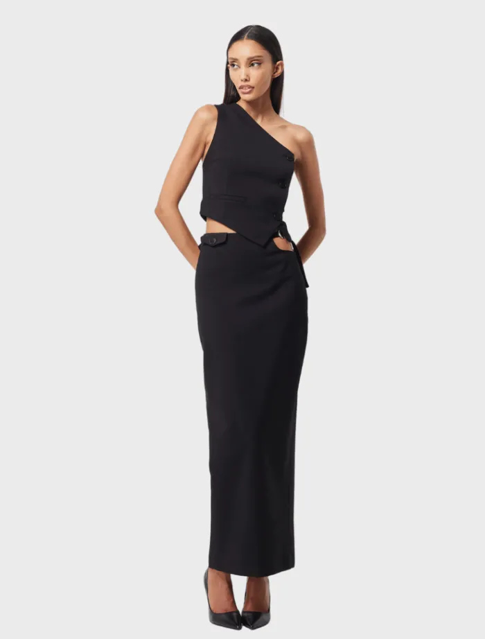 in_pursuit_vest__black_0.webp Mossman In Pursuit Vest - Black< Mini Dresses | Midi Dresses