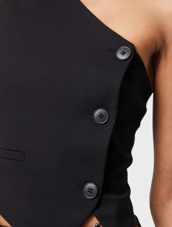 Mossman In Pursuit Vest - Black< Mini Dresses | Midi Dresses