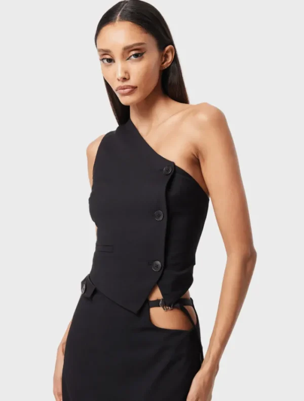 Mossman In Pursuit Vest - Black< Mini Dresses | Midi Dresses