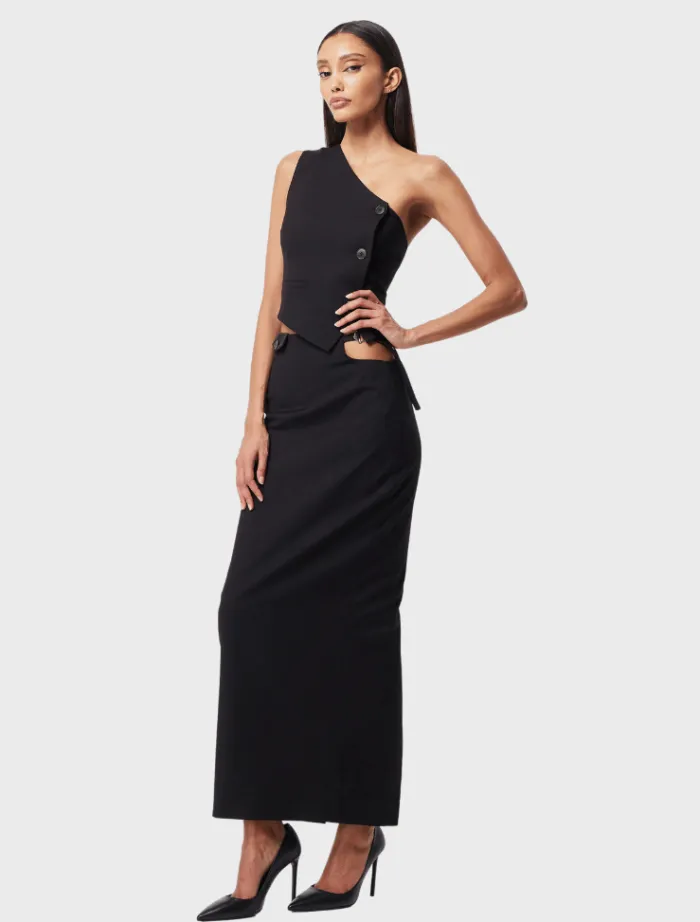 in_pursuit_vest__black_5.webp Mossman In Pursuit Vest - Black< Mini Dresses | Midi Dresses