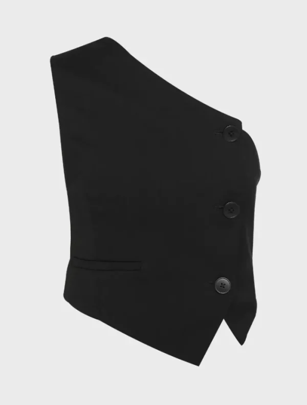 Mossman In Pursuit Vest - Black< Mini Dresses | Midi Dresses