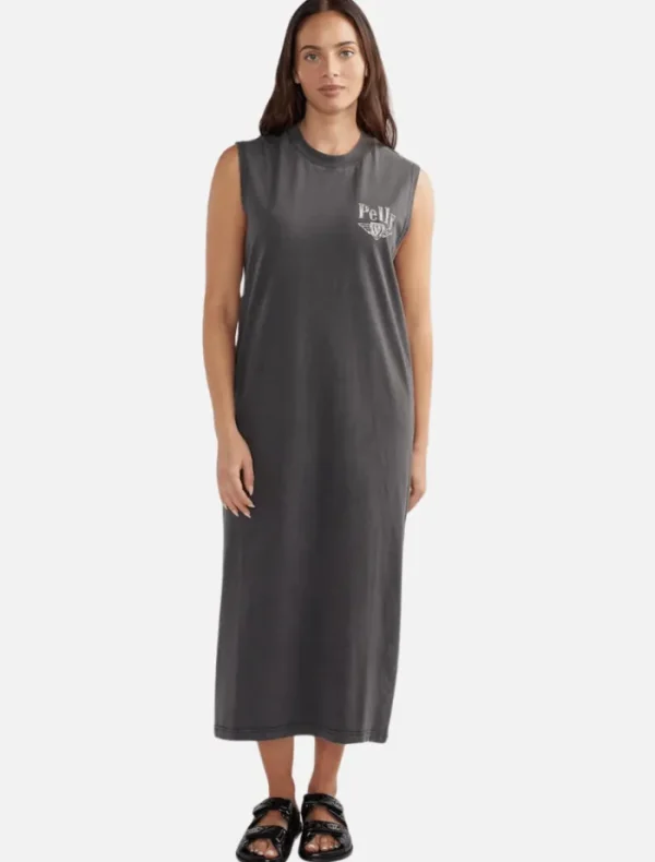 Ena Pelly International Studios Tank Dress - Faded Black< Casual Dresses