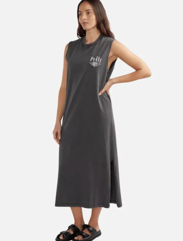 Ena Pelly International Studios Tank Dress - Faded Black< Casual Dresses