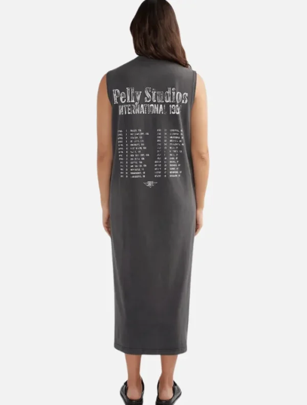 Ena Pelly International Studios Tank Dress - Faded Black< Casual Dresses