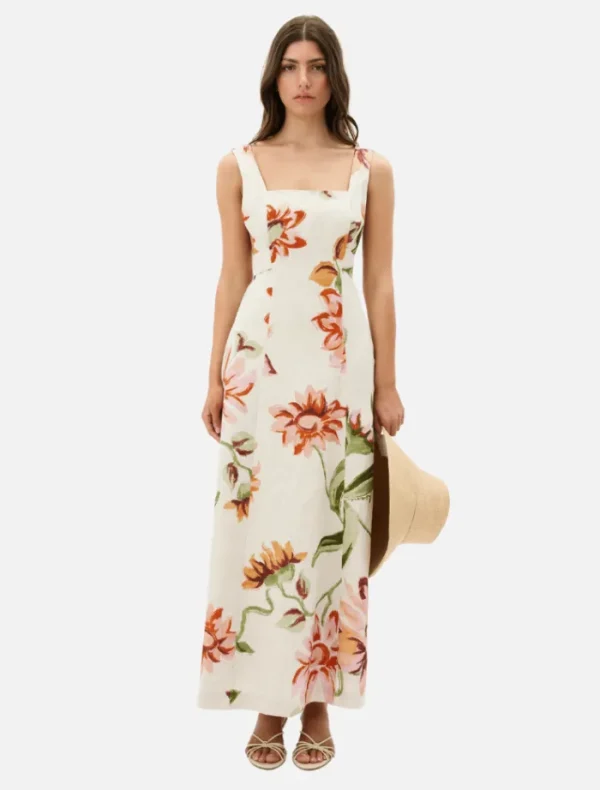 Roame Isolde Dress - Raphia Bloom< Casual Dresses
