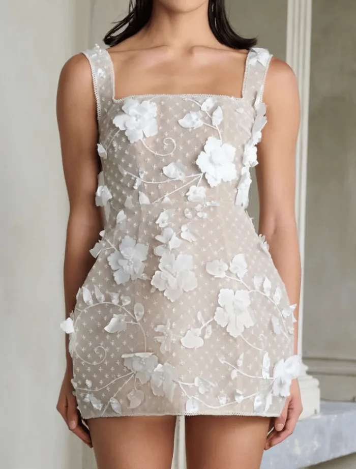 jaria_dress__white_2.webp Eliya The Label Jaria Dress - White< Mini Dresses | Skirts