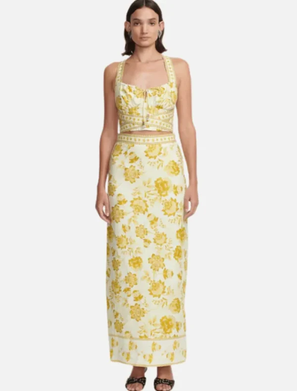 Hansen & Gretel Jean Corset Top - Golden Nectar< Skirts | Shirts