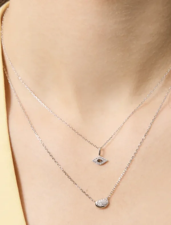 Jolie and Deen Junko Necklace - Silver< Necklaces
