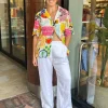 Insurge Clothing Katja Linen Trousers - White< Pants