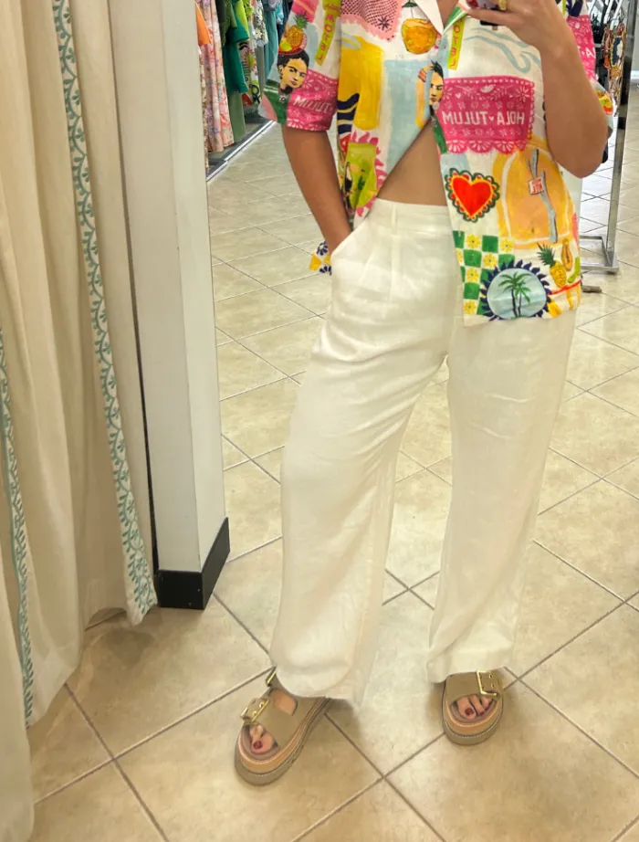 katja_linen_trousers__whi_2.webp Insurge Clothing Katja Linen Trousers - White< Pants