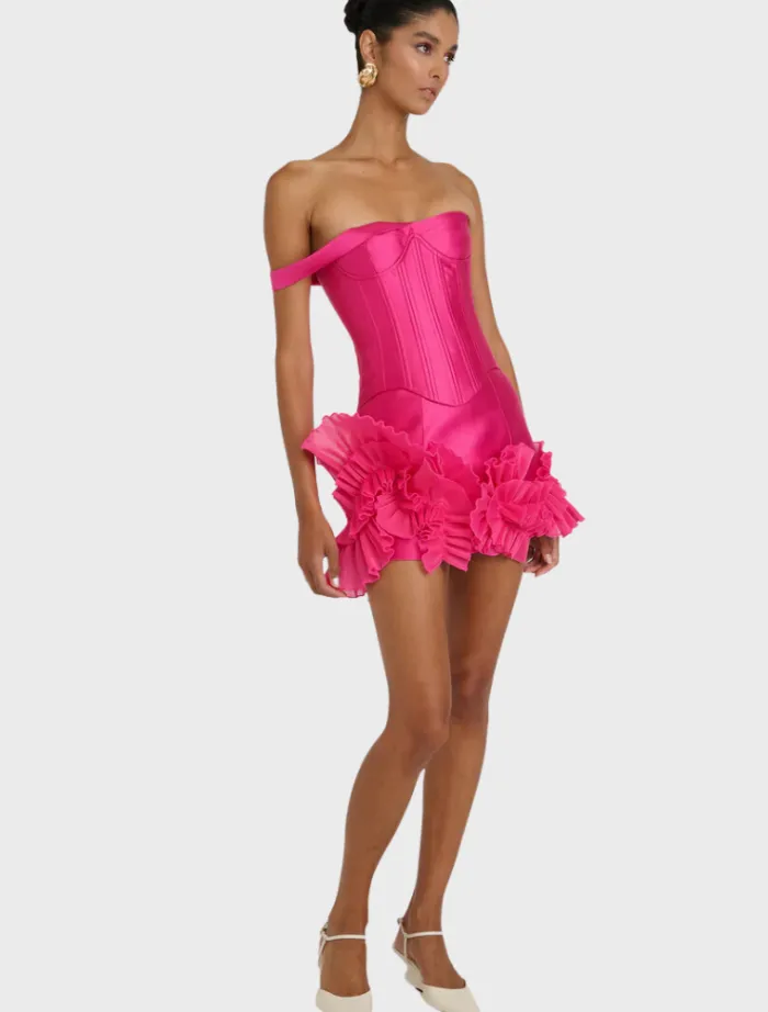 kerrie_skirt__magenta_2.webp Insurge Clothing Kerrie Skirt - Magenta< Skirts | Tops