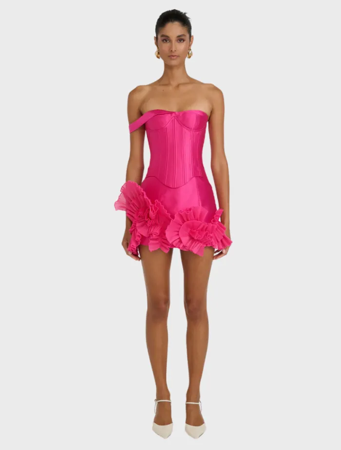 kerrie_skirt__magenta_4.webp Insurge Clothing Kerrie Skirt - Magenta< Skirts | Tops