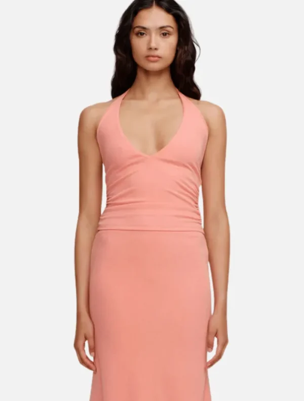 Ownley Kyah Halter Top - Musk< Shirts | Tops
