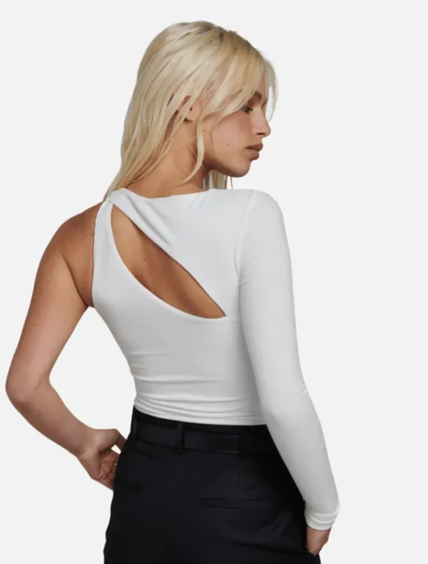 Bayse Kylian Bodysuit - White< Long Sleeve Dresses | Midi Dresses