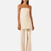 Shona Joy Lani Boot Cut Flared Pant - Rice< Pants