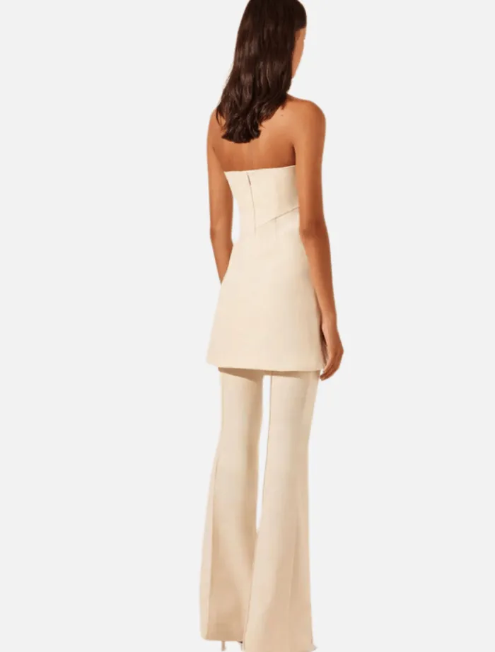 lani_boot_cut_flared_pant_1.webp Shona Joy Lani Boot Cut Flared Pant - Rice< Pants