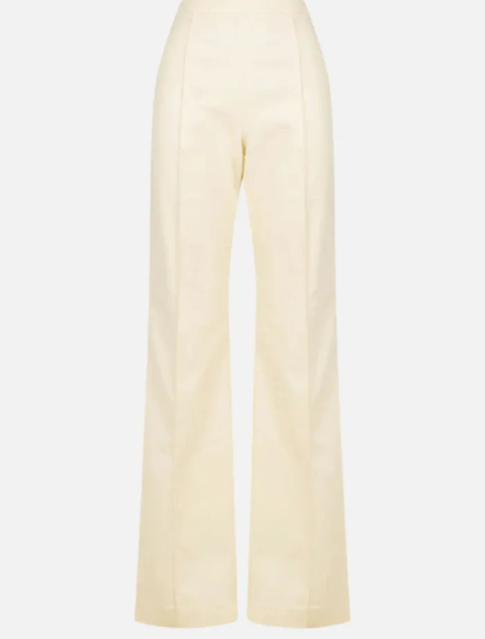 lani_boot_cut_flared_pant_5.webp Shona Joy Lani Boot Cut Flared Pant - Rice< Pants