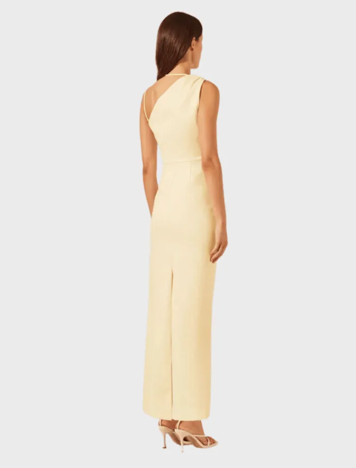 lani_gathered_midi_dress__5.webp Shona Joy Lani Gathered Midi Dress - Vanilla< Midi Dresses | Skirts