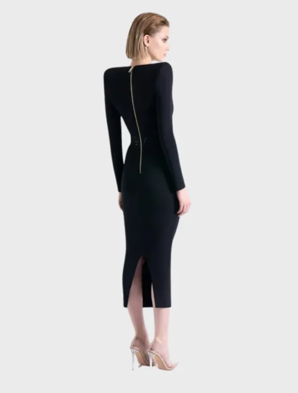 Zhivago Launch Approval Dress - Black< Midi Dresses