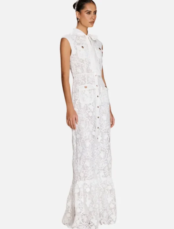 Sonya Layan Lace Dress - White< Casual Dresses