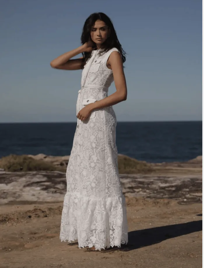 layan_lace_dress__white_1.webp Sonya Layan Lace Dress - White< Casual Dresses