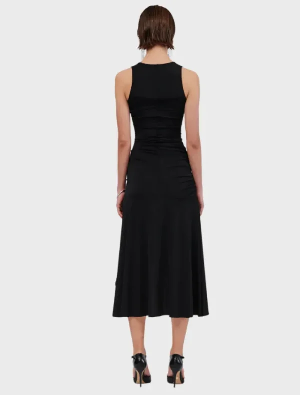 Suboo Lucia Sleeveless Rouched Maxi Dress - Black< Casual Dresses | Midi Dresses