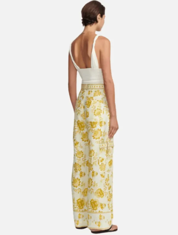 Hansen & Gretel Luna Wide Leg Pant - Golden Nectar< Pants | Shirts