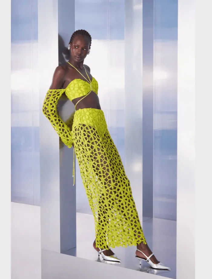 lyndal_skirt__lime_1.webp Eliya The Label Lyndal Skirt - Lime< Skirts | Tops