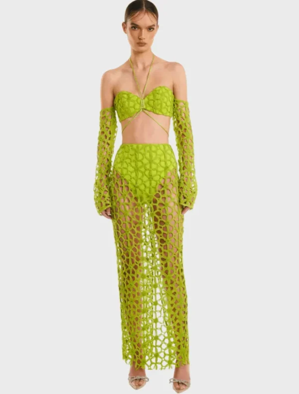 Eliya The Label Lyndal Skirt - Lime< Skirts | Tops