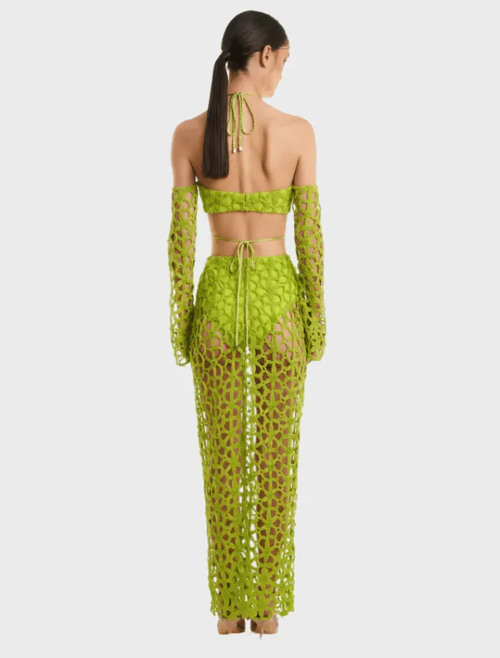 lyndal_skirt__lime_6.webp Eliya The Label Lyndal Skirt - Lime< Skirts | Tops