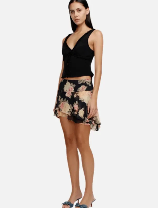 Ownley Mandy Mini Skirt - Vintage Roses< Skirts