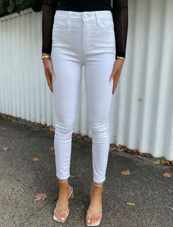 PAIGE Margot Ankle - Crisp White< Denim