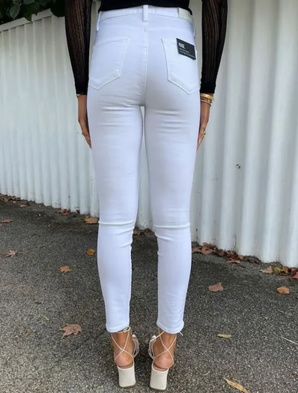 PAIGE Margot Ankle - Crisp White< Denim