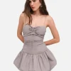 For Love & Lemons Marianne Mini Dress -Purple< Casual Dresses | Mini Dresses